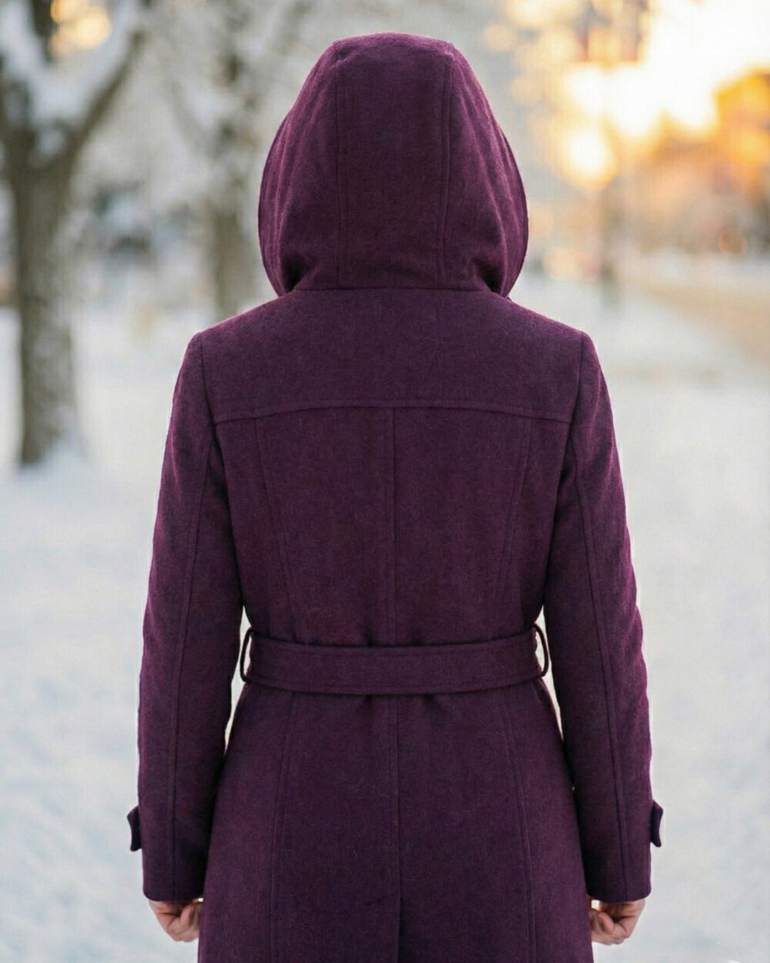 Zelinda | Cappotto in Lana a Quadri