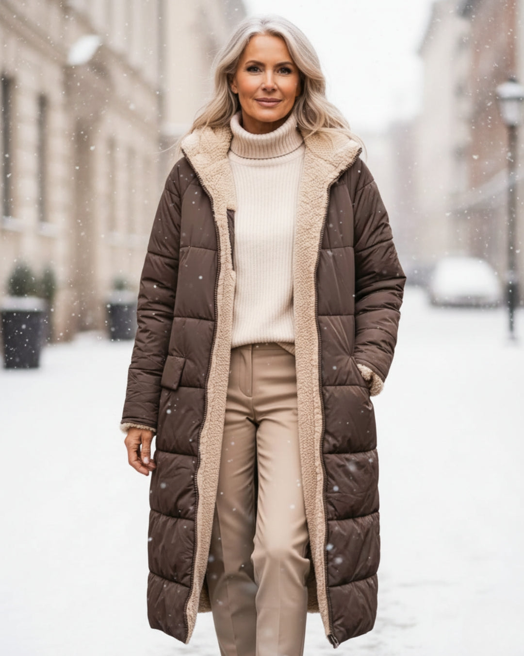 Ester | Cappotto Invernale in Sherpa