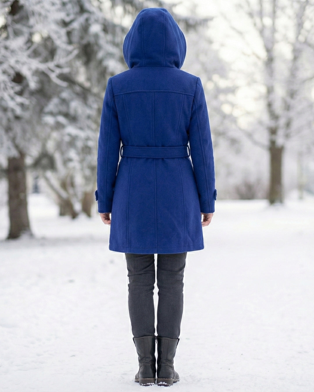 Zelinda | Cappotto in Lana a Quadri