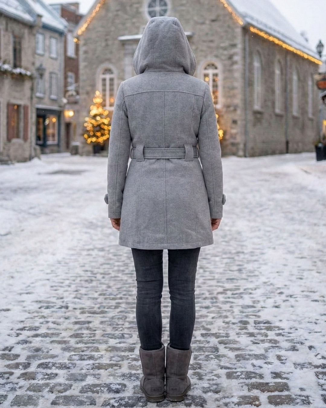 Zelinda | Cappotto in Lana a Quadri