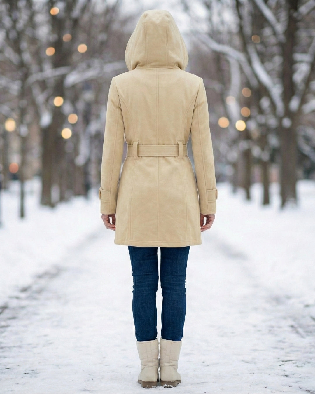 Zelinda | Cappotto in Lana a Quadri